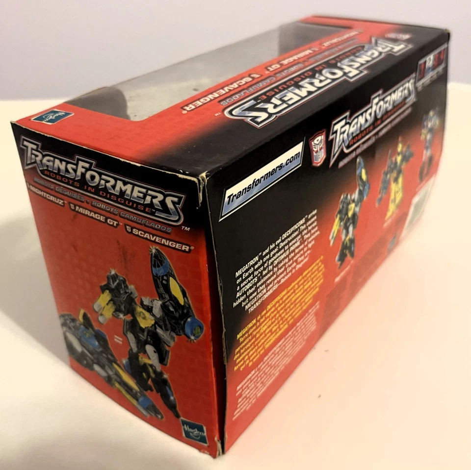 Transformers 2001 Robots In Disguise RID Nightcruz, Scavenger & Mirage GT MIB - Image 4 of 4