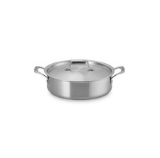 Lecreuset Essential Stainless Steel Rondeau Pan NEW