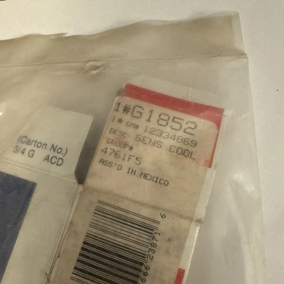 Nuevo transmisor de temperatura genuino AC Delco G1852 12334869 se adapta a varios GM 1953-1981 Foto 2 de 2