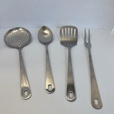 Wolfgang Puck Cafe Collection 4-Piece Stainless Steel Kitchen Utensil Set