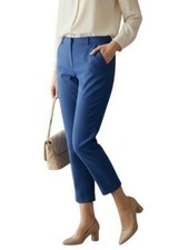 Chico's So Slimming Royal Blue Cuffed Ankle Pants S/4 Cropped Chico's size 0