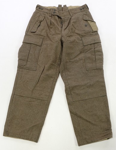 Rare VTG E. DREYER West German Bundeswehr 1957 Wool Cargo Field Pants 50s Army 2