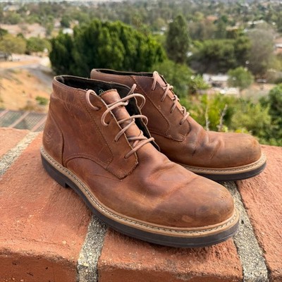 Timberland Larchmont II Brown Leather Chukka Boots Mens 9 A2C2V