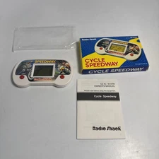 Vintage Radio Shack Game Cycle Speedway 1992 With Box & Instructions Clean Rare