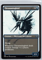 Thrummingbird (Showcase) 288/479 Phyrexia: All Will Be One Foil