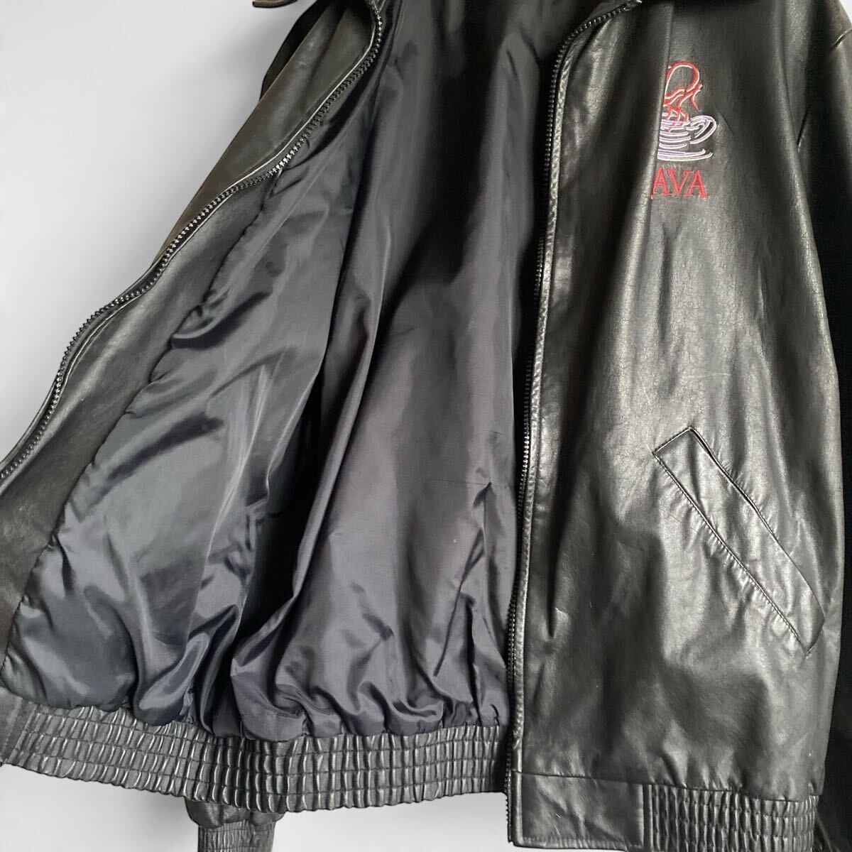 Sun Microsystems JAVA Logo Leather Jacket 90s Mad… - image 5