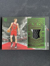 Matas Buzelis 2024-25 Panini Noir Opening Night Memorabilia International RC /5