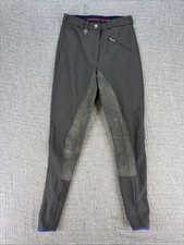 VTG Georg Schumacher Women’s 25 Padded Riding Pants Breeches Gray West Germany