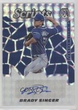 2021 Panini Mosaic Scripts Brady Singer #SCR-BS Auto 0c3
