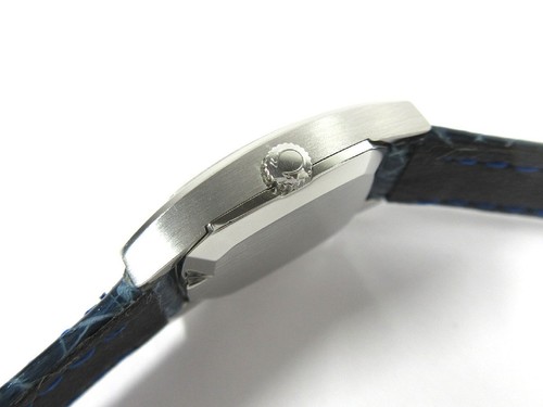 Omega 1969 Vintage 511.256 De Ville Quadrante Argento Radiante Cassa 20 Tonneau - Foto 3 di 10