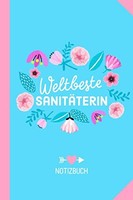 Notizbuch A5 Liniert, SanitäTerin, 120 Seiten, Schreibheft, Geschenkidee
