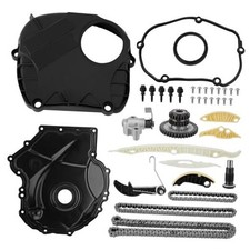 EA888 1.8L 2.0L Engine Timing Chain Kit with Cover Tensioner Guide Rail