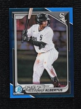 2024 Bowman Draft Chrome Blue Refractor 90/150 Alexander Albertus #BDC-164 0lj0