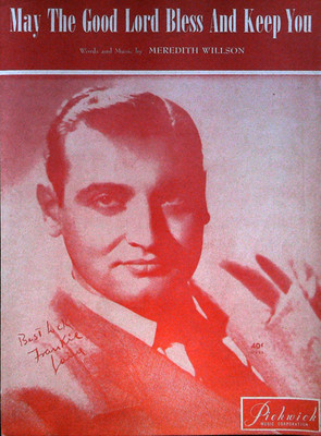 May The Good Lord Bless And Keep You Vintage Sheet Music - Meredith Willson 1950