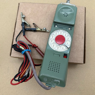 #ad Northern Telecom Electric Lineman Test Phone Rotary Telephone Butt Set RD 1967 $24.95