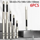 6X High-Magnetic Screwdriver Drill Bit Set USA