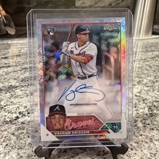 2023 Topps Chrome Vaughn Grissom Auto Logofractor