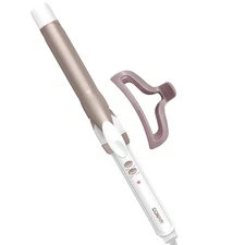 Conair Rizador Ceramico Doble 1 Inch Pinza Rizos Clasicos Cabello Corto Medio...