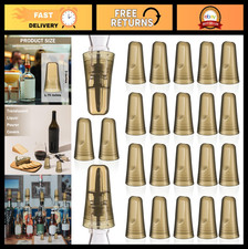 24 Liquor Bottle Pour Spout Covers - Silicone Dust Caps for Bar Kitchen Use