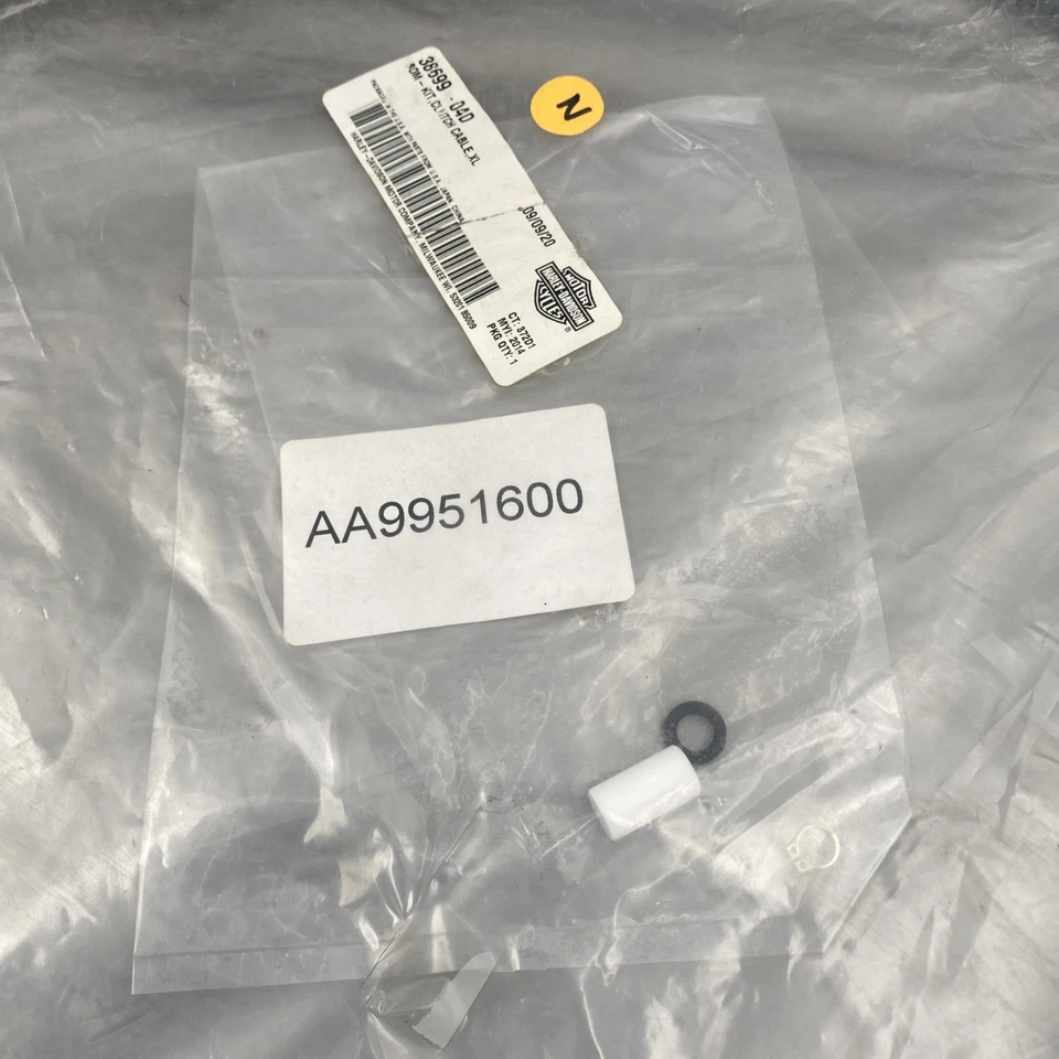 Cable de embrague OEM Harley 38699-04D 54 pulgadas línea 04-22 Sportster XL 883 1200 48 72 Foto 4 de 4