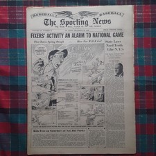 Washington Senators 1946 Walter Johnson Tribute The Sporting News Issue 12/25/46