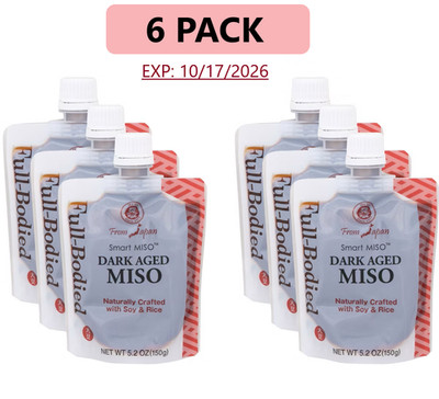Smart Miso Dark Aged 5.2 oz - 6 PACK - EXP:10/2026