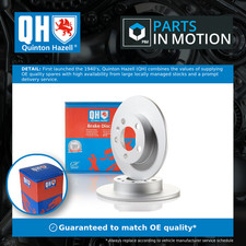 2x Par de discos de freno sólidos para Skoda Scala NW1 trasero 1.0 1.5 1.6D 2019 en 232 mm