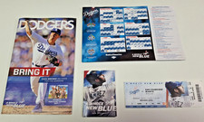 Los Angeles Dodgers - 2013 Season Lot -Dodger Insider, Schedule & Magnet, Ticket