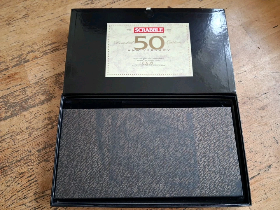 SCRABBLE Limited Edition 50th Anniversary 1998 Spears Checked Complete Clean VGC - Image 3 of 4