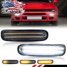 Clear Dynamic Led Front Parking Turn Signal Lights For 1990-1993 Toyota Celica Clear Dynamic Led Front Parking Turn Signal Lights For 1990-1993 Toyota Celica