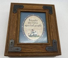 Handmade Ozarks Wood Keepsake Box Anita Floyd Franklin 6.5x7.5”