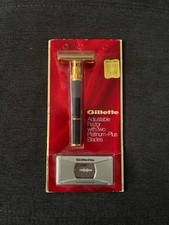 Vintage 1969 Gillette Gold Super 109 Adjustab...