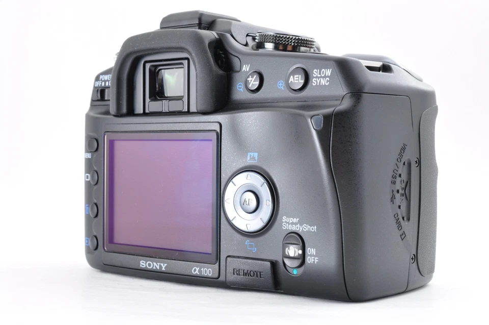 [N.MINT] Sony Alpha A100 10.2MP Digital SLR Camera Black  Body Only Japan #0302 - Image 4 of 4