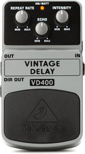 Behringer VD400 Vintage Analog Delay Pedal, True Bucket Brigade Circuit for Warm