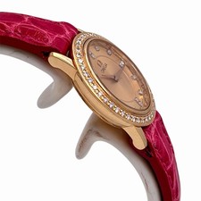 Omega De Ville Prestige 18K Gold Factory Diamonds Ladies Watch w/Box 7