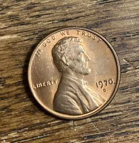 1970-D Lincoln Memorial Cent — photo from the most recent tracked eBay sale