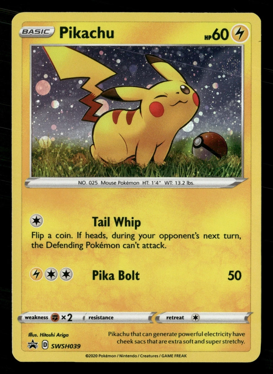 Pikachu SWSH039 SWSH: Sword & Shield Promo Cards for sale | eBay
