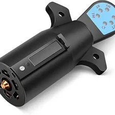 7 Way Blade Trailer Connector Tester with Red LEDs