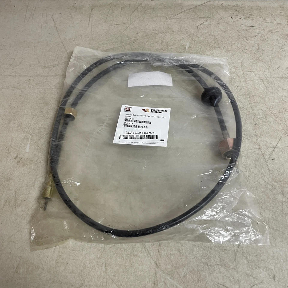 Rugged Ridge Speedometer Cable 60″ for Jeep CJ Willys 1941-1975 Model 5351778 - Image 2 of 4