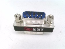 Gigaware 26-1410 9 Pin Male to 9 Pin Male Serial Coupler / Shielded and Grounded