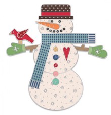 Let's Make a Snowman Needle Minder by Lori Holt