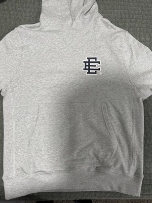 Eric Emanuel EE Basic Hoodie Grey/Navy Large Brand New