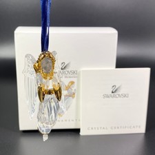 Nuovo-Angelo Cristallo Swarovski 2000 Oro Angelo Decorazione Natalizia 243453