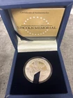 2015 $2 Niue Reverse Proof Abe Lincoln Memorial 1 oz .999 Silver w Box/COA BU