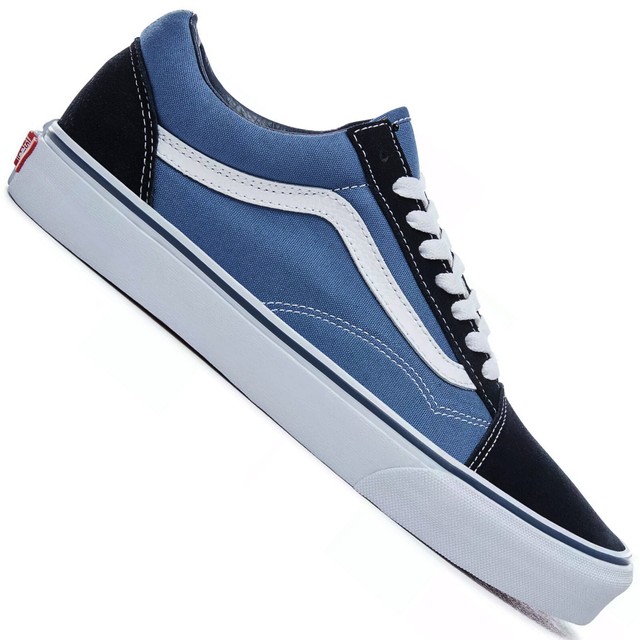 vans old skool trainers in blue vd3hnvy