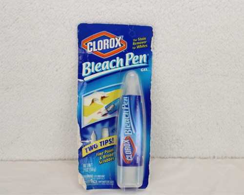 Vintage Clorox Bleichstift Fleckenentferner für Weiße 2 Unzen Neu A316
