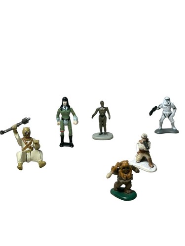 Star Wars Micro Machines Mixed Lot -25-Ships, Figures, AT-ST Imperial Scout Walk - Picture 3 of 15