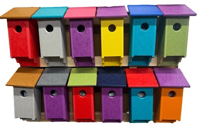 Blue bird Bird house, Birdhouse, Bluebird, Amish made Birdhouse, poly Birdhouse,