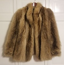 Vintage Jordan Marsh Evans Furs Golden Red Fox Jacket Size 8