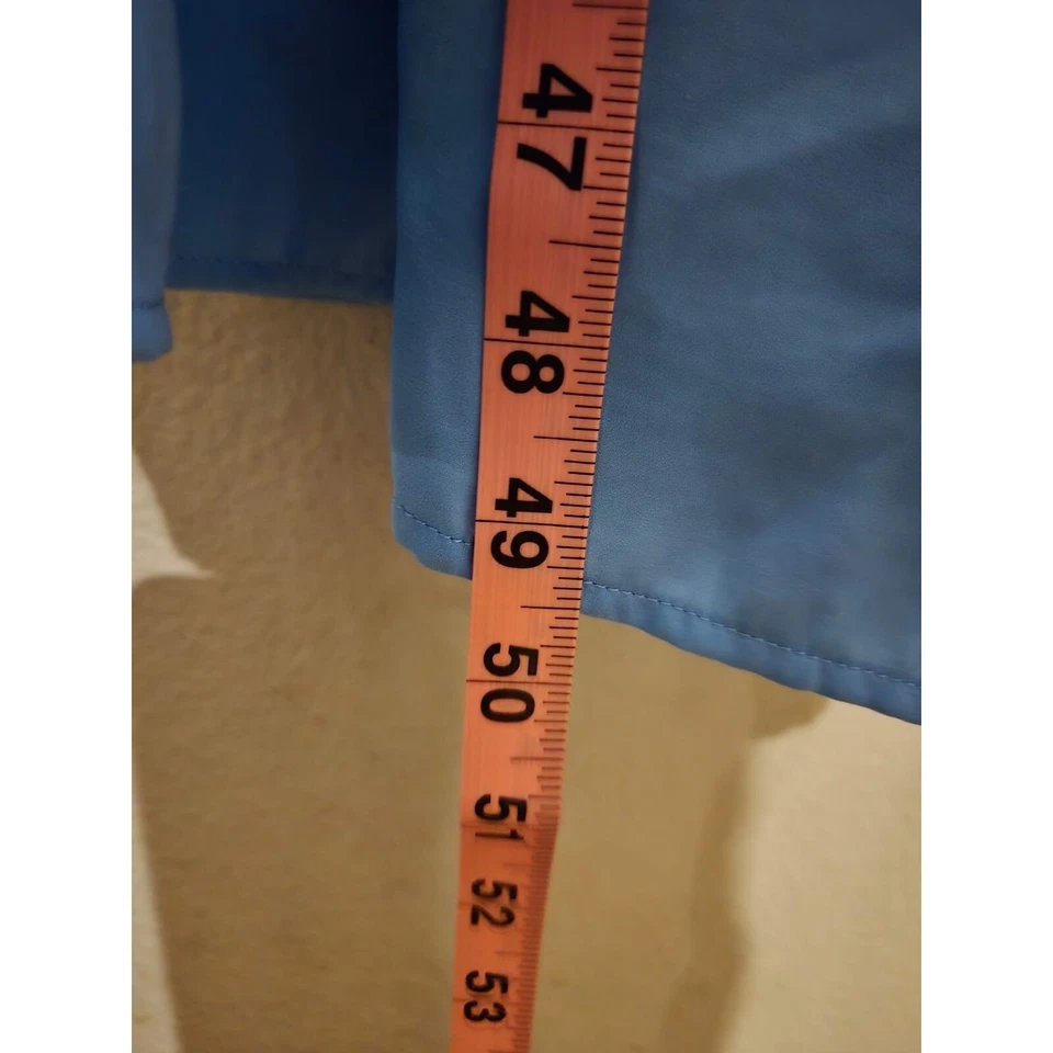 Ingrid + Isabel Women's XL Blue Smocked Midi Sundress Casual Summer Dress - Image 4 of 4